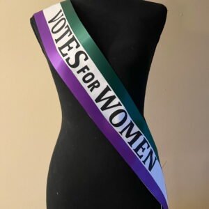 Purple and green votes for women sash