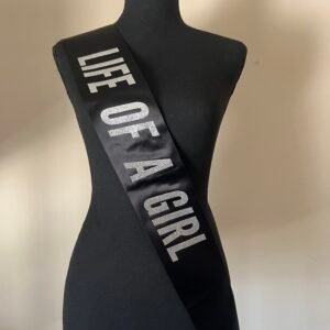 Personalized sash 72"