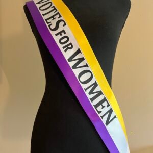 Purple and Yellow Votes For Women Ribbon sash | Suffragette sash | Vote