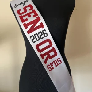 Personalized Senior Sash