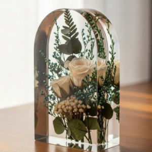 Custom Resin Flower Arch | Wedding Bouquet Preservation | Memorial Flowers | Arch Keepsake | Personalized Resin Floral Display