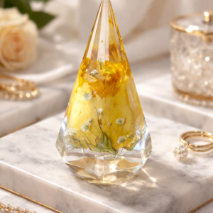 Custom Resin Ring Holder | Flower Preservation Ring Dish | Wedding Bouquet Keepsake | Memorial Flowers | Jewelry Holder