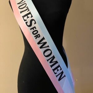 pink and baby blue votes for women sash