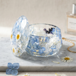 Resin Jewelry dish with lid